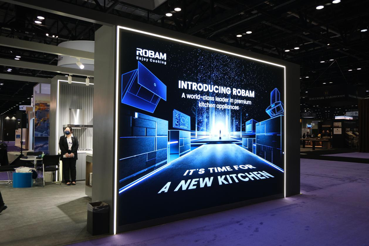 High-end kitchen appliance technology attracts media attention, and Robam Appliances debuts at KBIS